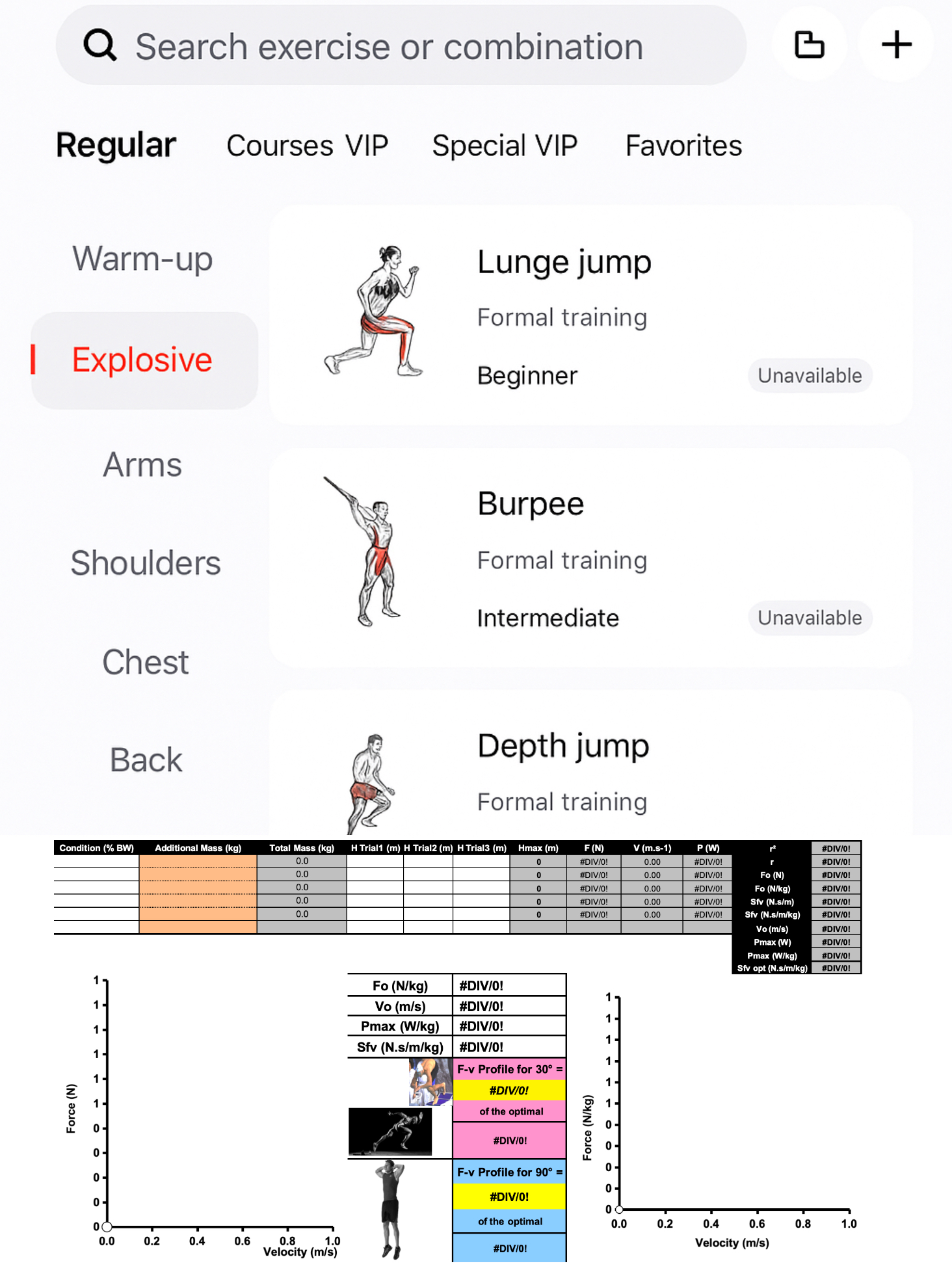 Workout Dashboard